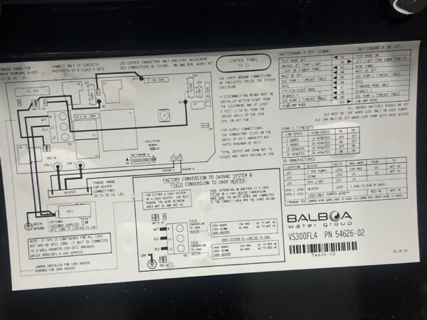 Garden Spas Wiring Diagram