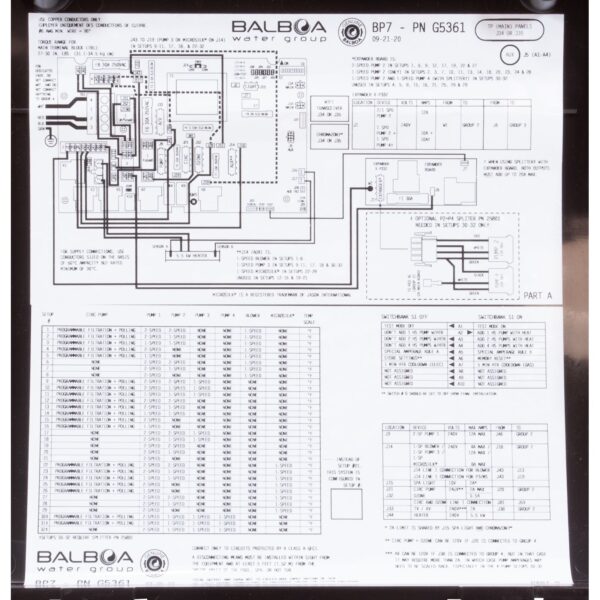 Balboa BP7 5.0kw G5361 389171 , G5361 58-138-3222