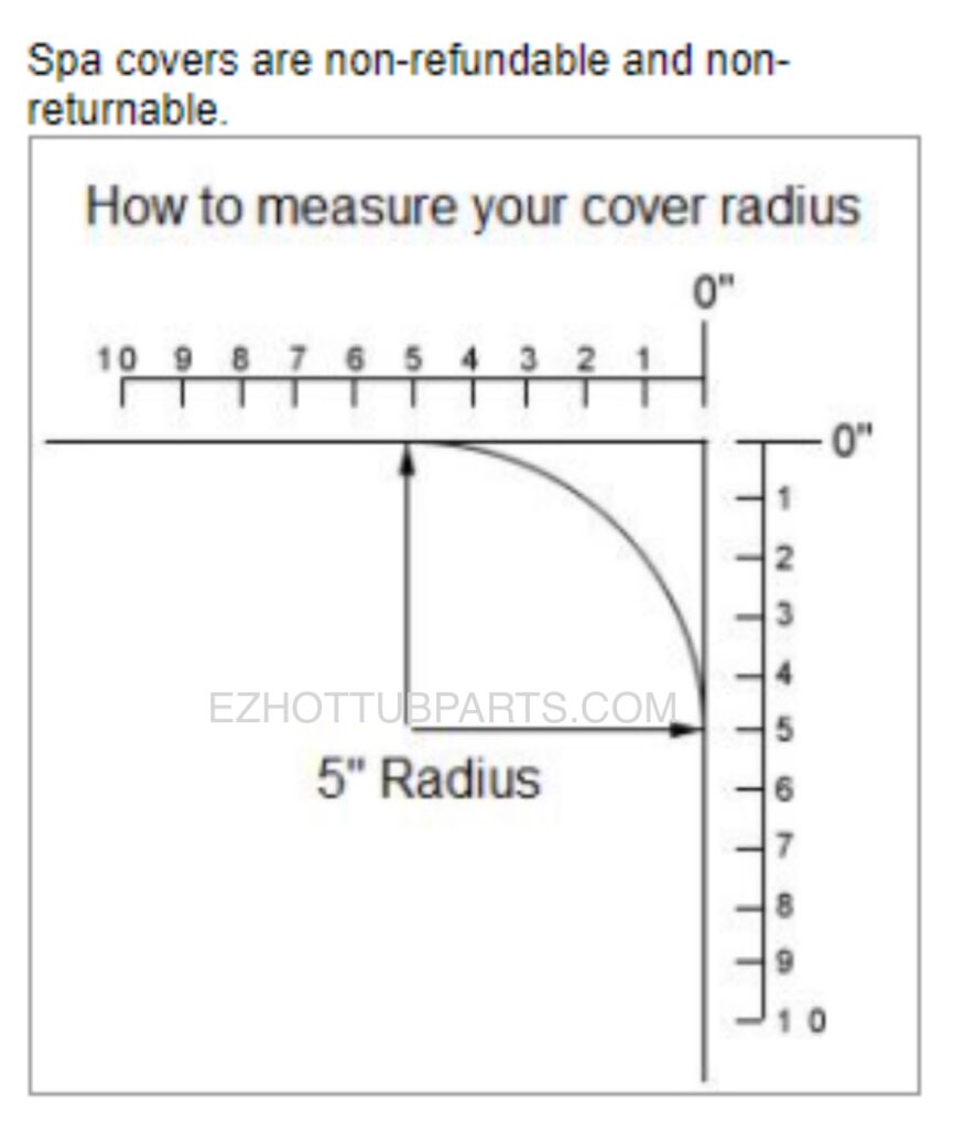 How to Measure a Hot Tub Cover Corner Radius