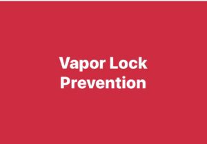 Hot Tub Vapor Lock Prevention