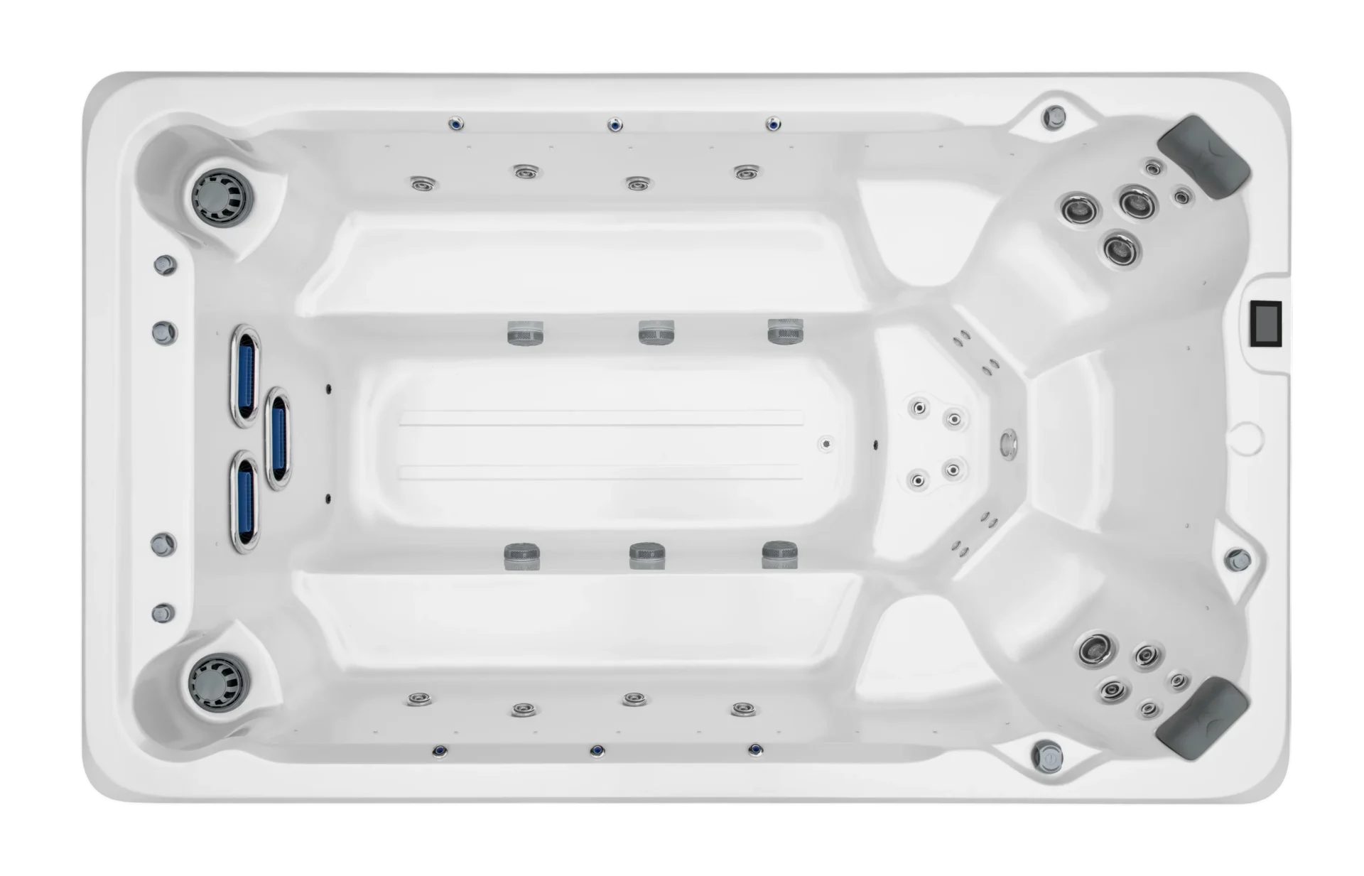 A5P-1330DB Aquatic Spas Aquaswim 13 foot Swim Spa-minnspas