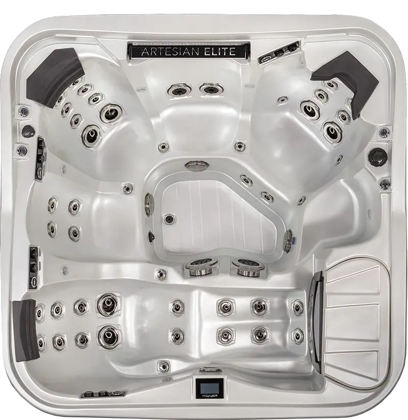 Overhead view of artesian-eagle-crest-7-foot-class-minnestota-hot-tub-minnspas