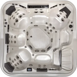 Overhead view of artesian-piper-glen-8-foot-class-minnestota-hot-tub-minnspas