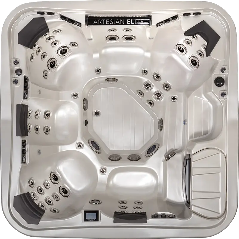 Overhead view of artesian-piper-glen-8-foot-class-minnestota-hot-tub-minnspas
