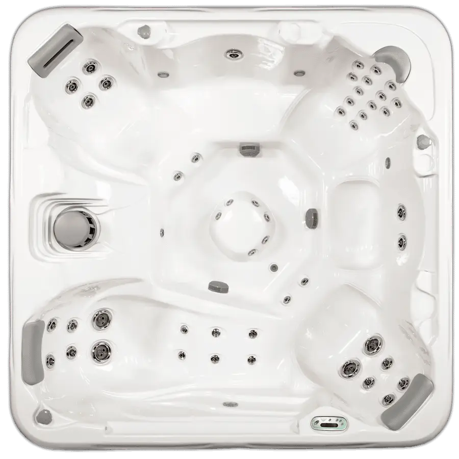 overhead view minnspas-artesian-spas-minnesota-south-seas-spas-850L-deluxe
