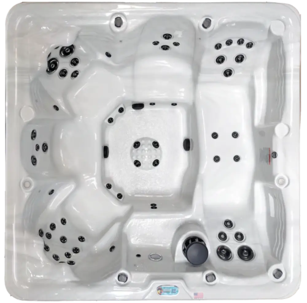 overhead view of QCA Spas Cahaba is tubs of fun at MinnSpas