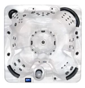 overhead view of QCA Spas San Marcos is tubs of fun at MinnSpas