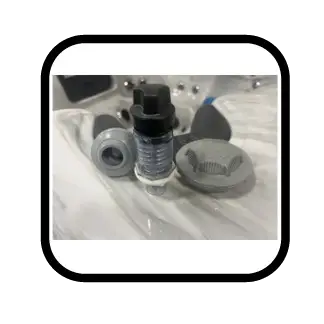 Miscellaneous hot tub parts: Artesian Waterfall valve, Frog in-line cap, Ozone Jet