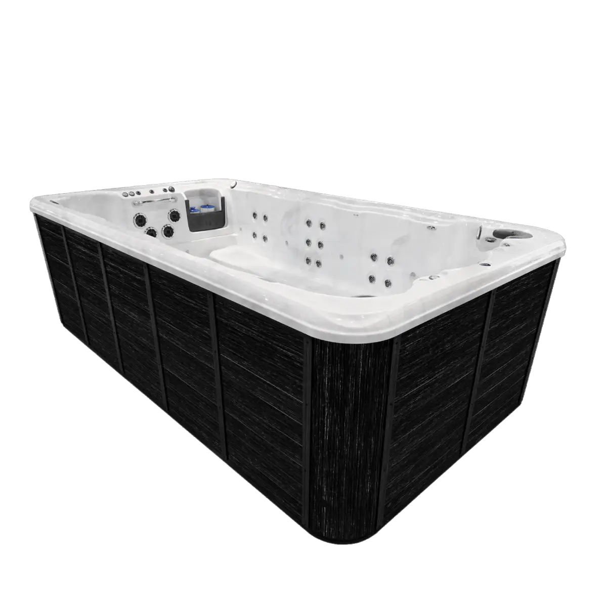 Cabinet color option Black for TidalFit Swim Spas