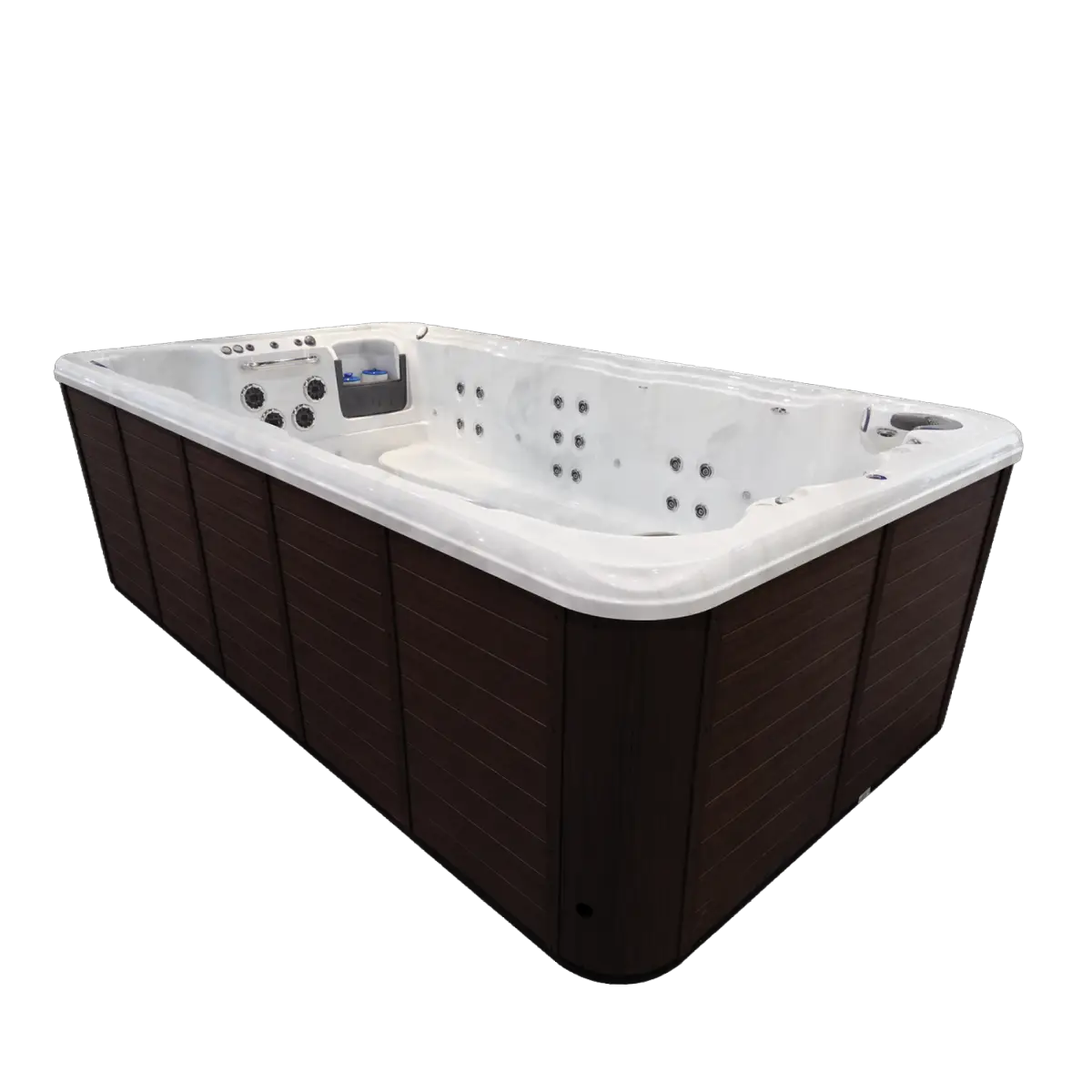 Cabinet color option Java for TidalFit Swim Spas