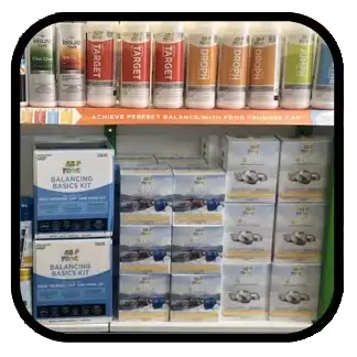 Shop For Water Care Products AKA Hot Tub Chemicals. Frog @Ease, Frog Balancing Basics, Leisure Time, Blu Fusion, Sea Klear, and 303 Products