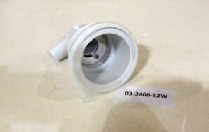 Tropic Seas Spas Jet Body – 3/4 Inch x 3/8 Inch – 4 Inch – White