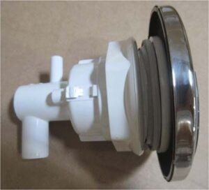 Tropic Seas Spas C-Helix Rotational Jet Kit – 4.5 Inch – Stainless Steel / Graphite Gray