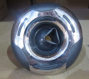 Tropic Seas Spas Typhoon Directional Jet – 4.5 Inch – Stainless Steel / Graphite Gray