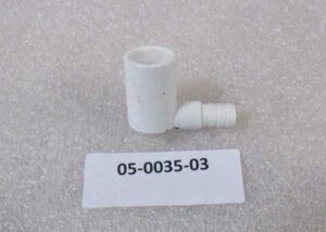 Tropic Seas Spas Suction Barb Elbow, 3/8 Inch x 1/2 Inch Spigot