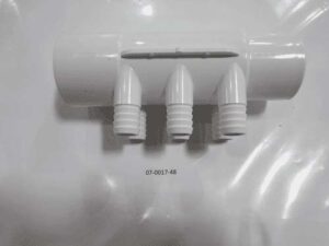 Tropic Seas Spas Water Manifold, 2 Inch Spigot x 2 Inch Slip, 6 Port