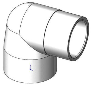 Tropic Seas Spas Elbow Street 90°, 2 Inch