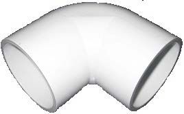 Tropic Seas Spas Elbow, 2-1/2 Inch Slip x Slip 90°