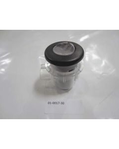 Island Spas Air Control Toggle, Clear and Graphite