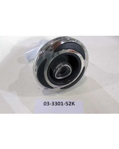 Island Spas C-Helix Rotational Jet Kit – 3 Inch – Stainless Steel / Graphite Gray