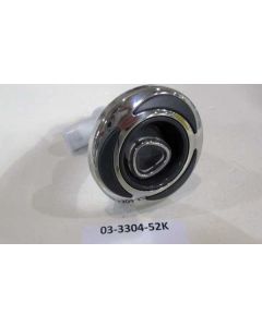 Island Spas C-Helix Directional Jet Kit – 3 Inch – Stainless Steel / Graphite Gray