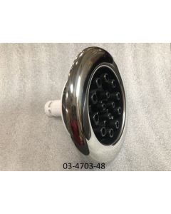 Island Spas Footblaster Jet Insert – 7 Inch – Metal / Dark Silver Gray