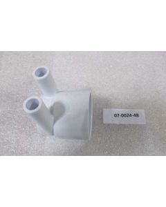Island Spas Manifold, 2 Inch Slip x Dead End, 2 Port, 3/4 Inch