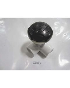 TidalFit ON/OFF Elbow Valve - 1 Inch - Graphite Gray