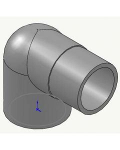 Island Spas Elbow Street 90°, 1-1/2 Inch