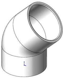 Island Spas Elbow 45°, 2 Inch