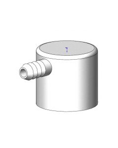 Island Spas Barb Elbow 90°, 1 Inch Slip x 3/8 Inch Barb