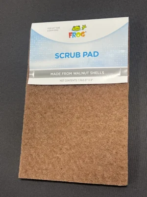 FROG Scrub Pad 01-14-6658 - non-scratch crushed walnut shell cleaning pad for hot tubs and swim spas