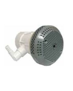 Garden Spas Suction, 124 GPM, 1/2 Inch Slip, Gray