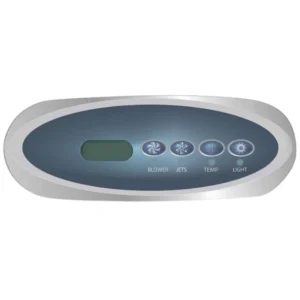 Balboa VL240 topside control kit - 4 button Blower Jets Temp Light - Medium Bezel - 34-53565-K G8224 80-11520