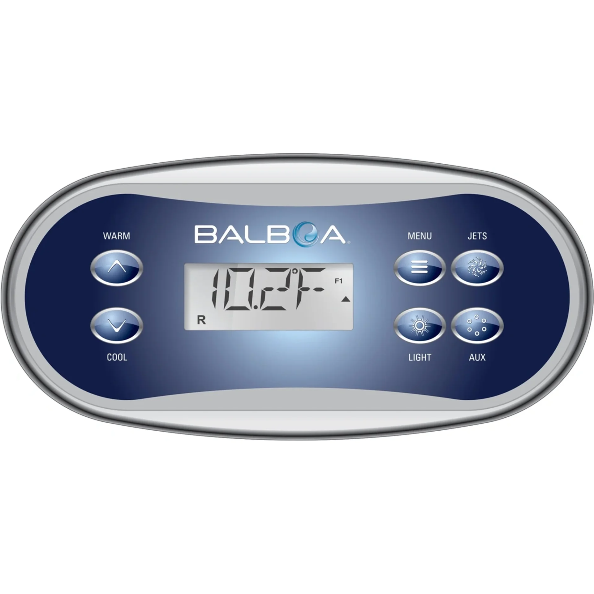 Balboa TP500S topside control kit - 6 button Warm Cool Mode Light Jets Aux - 34-57251-K G8451 80-17204