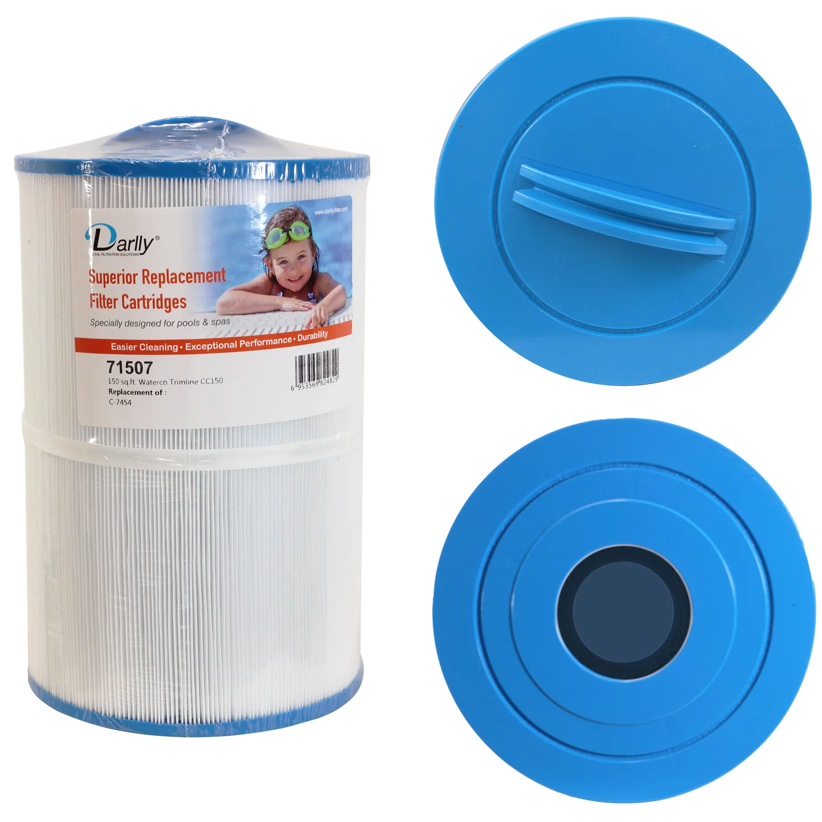 Caldera Spas 50 sq ft open bottom filter (C-7350, PCD50N, Caldera 1019401)