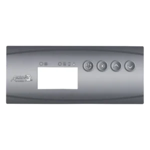 Gecko in.k19 Topside Overlay – 4 Button, Pump 1, Light, Temp Up, Temp Down – 80-0236A
