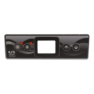 Gecko in.k300 Topside Overlay – 4 Button, Pump 1, Light, Up, Down – 9916-101499
