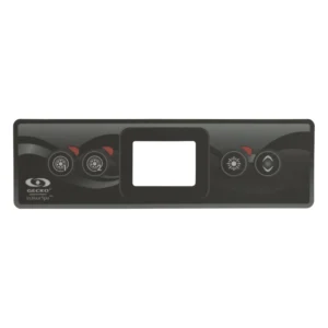 Gecko in.k300 Topside Overlay – 4 Button, Pump 1, Pump 2, Light, Temp – 9916-101500