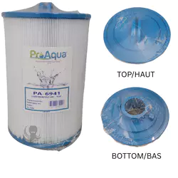 Caldera Spas 50 sq ft slip-fit filter, older models (C-7451, PCD50, Caldera 033016)