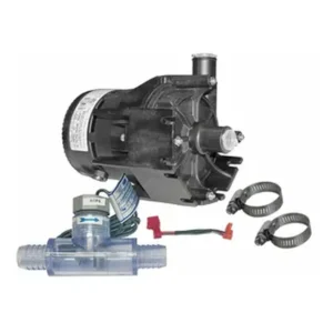 Laing E10 Circulation Pump – 230V, 3/4" Barb, 19" Cord with Flow Switch – 10-0121FS-K