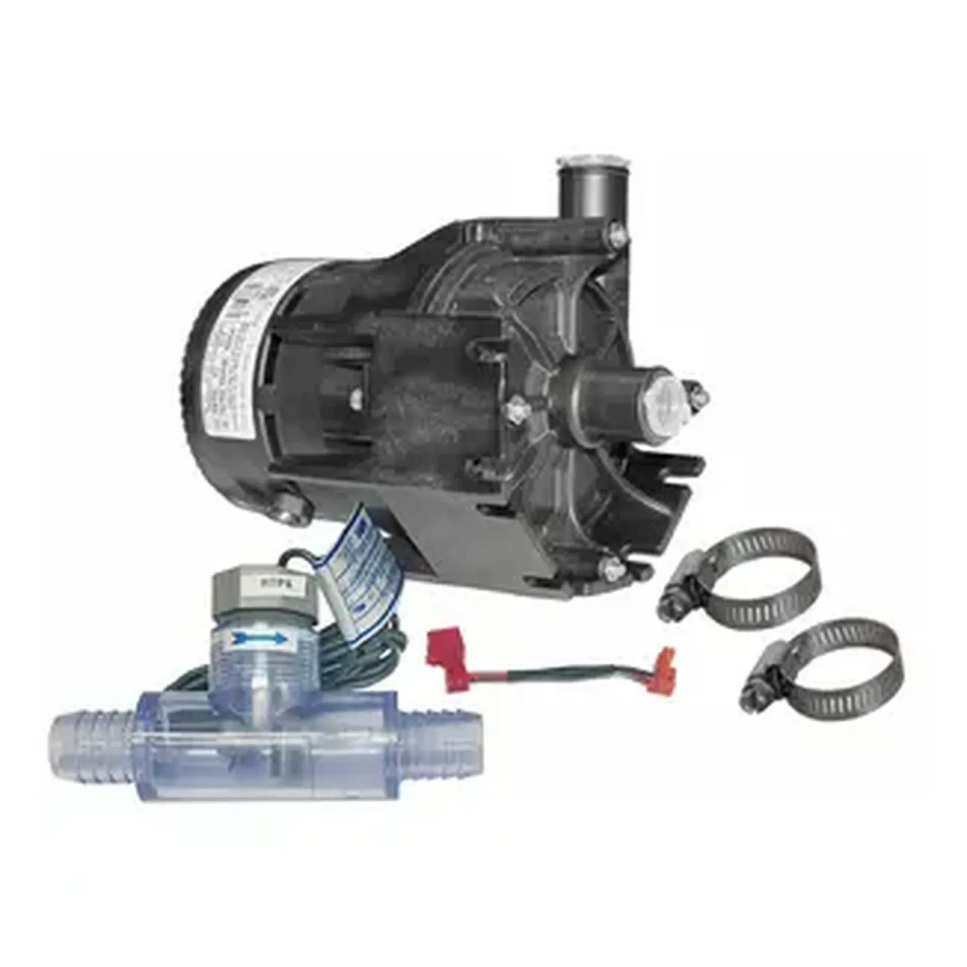 Laing E10 Circulation Pump – 230V, 3/4" Barb, 19" Cord with Flow Switch – 10-0121FS-K
